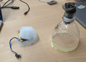 Nutzlastverkleidung und Schaumstoffhalter für Microbit